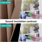 NICETOWN 100% Blackout Curtains Thermal, Noise Cancellation and Privacy Truly - Image 4