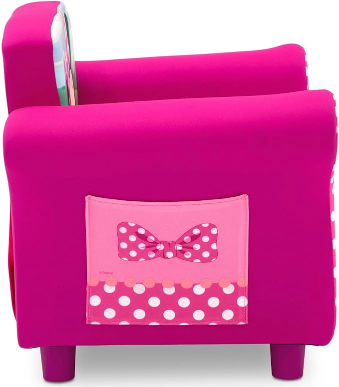 Delta Children Upholstered Chair, Disney Minnie Mouse - Image 6
