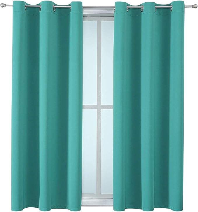 ChrisDowa Blackout Curtains for Bedroom and Living Room 63 Inches Long | 2 - Image 7