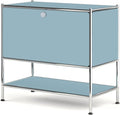 Metal Sidetable with Flap Door, 27.5" Height by SIMPLINK