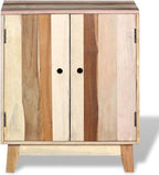 Sideboard Cabinet with 2 Doors, Reclaimed Wood Storage Console Table - Image 9