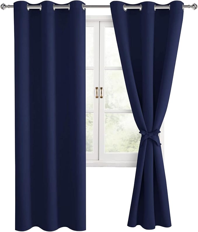 Blackout Curtains for Bedroom, 38 x 72 Inch, 2 Panels | Light Blocking - Image 8