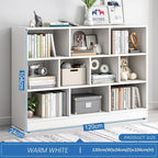 IOTXY Open Shelf Low Bookcase - Image 2