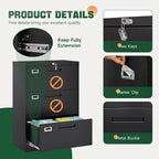 Letaya 3 Drawer File Cabinets - Image 6