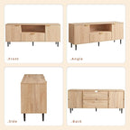 Okvnbjk Modern TV Stand for 65 Inch TV, TV Consoles for Living Room, Media - Image 6
