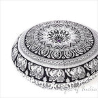 Mandala Floor Pillow Cover Meditation Cushion Seating Throw Hippie Round - Image 2