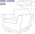 ZNSAYOTX 2 Piece Chair Covers for Living Room - Image 6