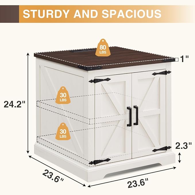 Barnyatoh Farmhouse End Table - Image 2