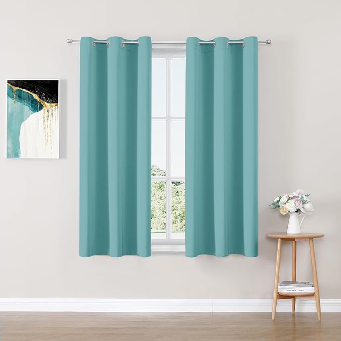ChrisDowa Blackout Curtains for Bedroom and Living Room 63 Inches Long | 2 by ChrisDowa
