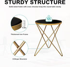 HLR Modern Round Side Table, End Table - Image 4