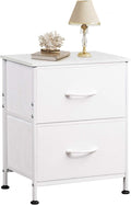 WLIVE White Night Stand, Small Dresser by WLIVE