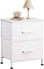 WLIVE White Night Stand, Small Dresser by WLIVE