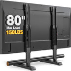 Universal TV Stand Mount for 24-80 inch Flat or Curved TVs, Height Adjustable by TAVRFurniture