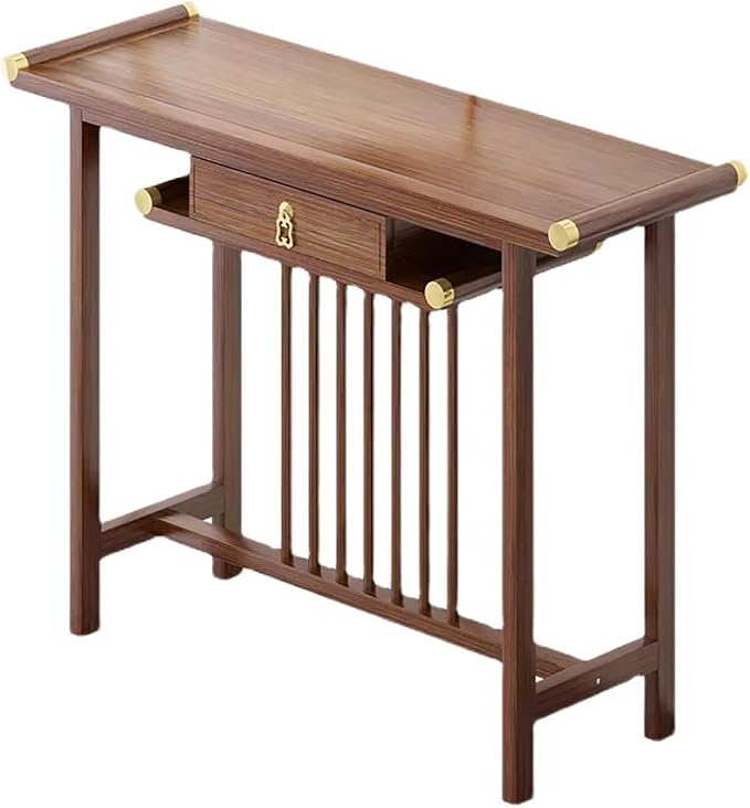 Traditional Chinese Style Solid Wood Console Table by Unknown