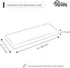 Easy-Going Stretch 1 Piece Loveseat Couch Cushion Cover - Image 5