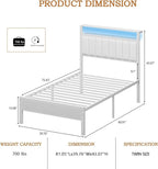 Furnulem Twin Size Bed Frame - Image 2