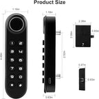 Fingerprint Cabinet Lock, Smart Electronic Cabinet Locks, Combination Password - Image 8