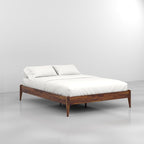 Bme Dinkee 15-Inch Solid Wood Queen Platform Bed Frame - Image 4