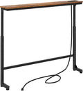 Kitstorack Narrow Console Table Behind Sofa Couch, Design by Kitstorack