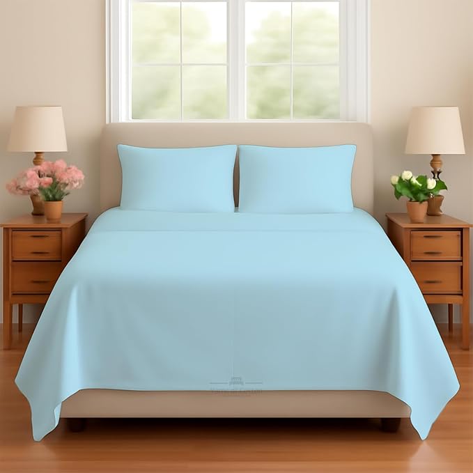 Sleeper Sofa Bed Sheet, 100% Cotton 400 Thread Count, 4 Piece Set, Deep Pocket by BeyondWhatYouSee