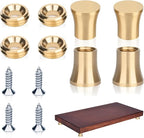 Brass Cutting Board Feet，Chopping Board Feet Set by Unknown