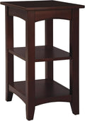 Shaker Cottage End Table with Dual Storage Shelves, Transitional Cottage Styling by AlaterreFurniture