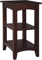 Shaker Cottage End Table with Dual Storage Shelves, Transitional Cottage Styling by AlaterreFurniture