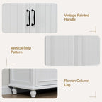 Scurrty Sideboard Buffet Cabinet, Vintage Coffee Bar Cabinets - Image 6