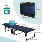 Outdoor Folding Lounge Chair Padded - Image 3