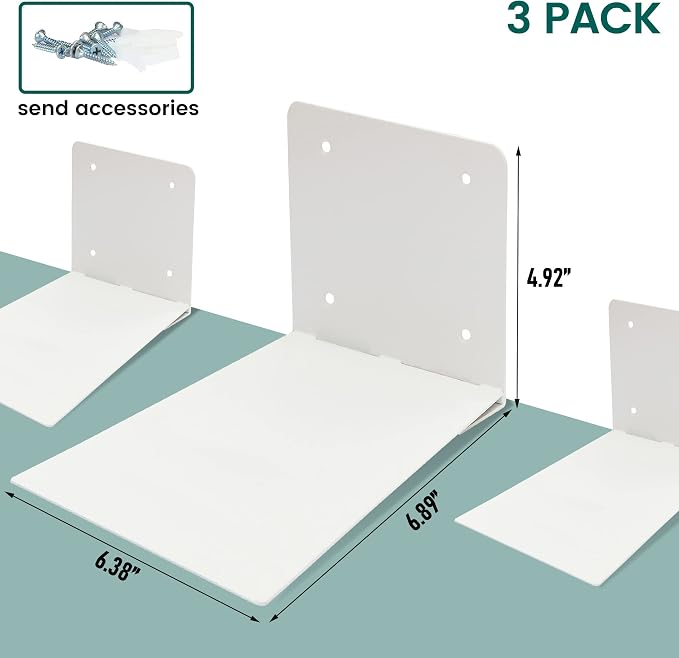 STORAGE MANIAC Floating Book Shelves - Image 3