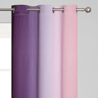 Pink and Purple Ombre Blackout Curtains - Image 4