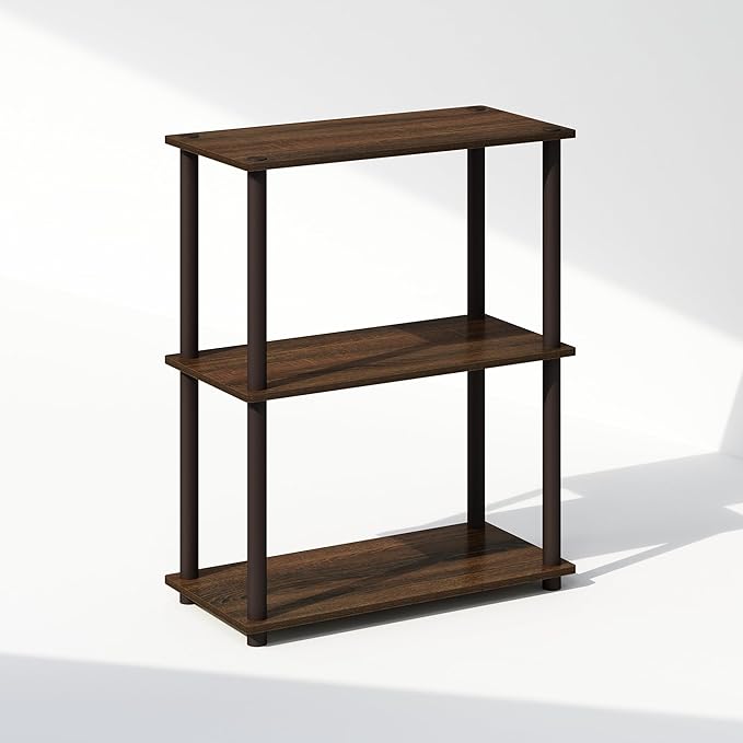 Furinno Turn-N-Tube Book Shelf, 3-Tier Bookshelf, Bookcase - Image 4
