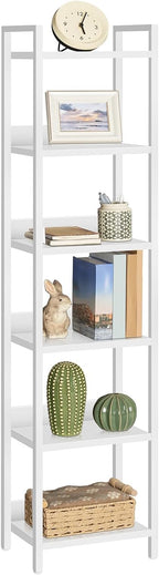 MAHANCRIS Bookshelf, 6-Tier Bookcase, Standing Book Shelf - Image 7