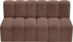 Meridian Furniture 101Brown-S2A Arc Collection Modern | Contemporary Modular - Image 5