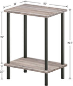 HOOBRO End Table, Small Side Table, Nightstand - Image 3