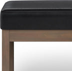 SIMPLIHOME Milltown Large Ottoman Bench - Image 7