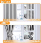 Blackout Curtains for Bedroom, 38 x 84 Inch, 2 Panels | Thermal Insulated & - Image 4