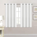 H.VERSAILTEX Thermal Insulated Room Darkening White Curtains by HVERSAILTEX