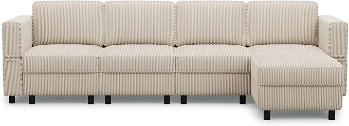 Belffin 5 Seats L Shaped Sectional Couch - Image 9