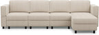 Belffin 5 Seats L Shaped Sectional Couch - Image 9