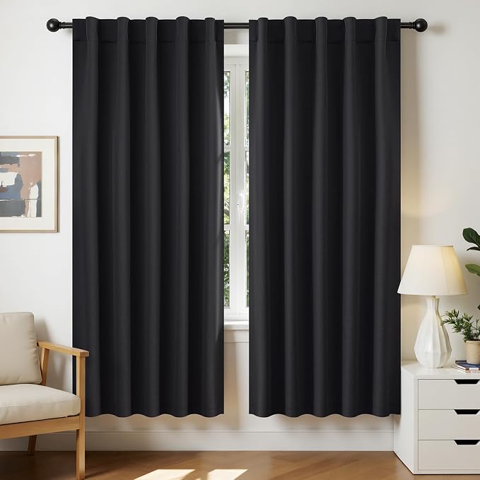 Joydeco 72 Inch Blackout Curtains by JOYDECO
