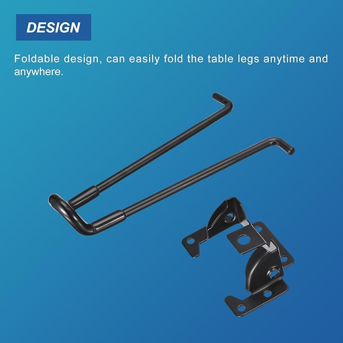 uxcell Folding Table Legs - Image 3