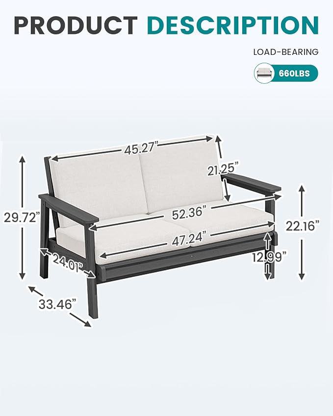 SERWALL Patio Furniture Set - Image 4