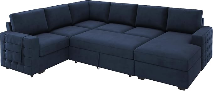 HONBAY Sleeper Sectional Couch - Image 8