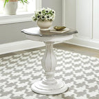 Liberty Furniture Magnolia Manor Round Pedestal Accent Table European - Image 2