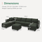 HONBAY Modular Sectional Sofa - Image 2