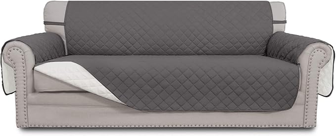 Easy-Going Reversible Couch Cover, 4 Seater Sofa, XX-Large Sofa, Water by Easy-Going