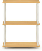 Furinno Turn-N-Tube 3-Tier Compact Multipurpose Shelf Display Rack - Image 3