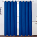 Blackout Curtains 52 x 90 Inch Long Royal Blue Curtains Set of 2 Panels Room by Lemomo
