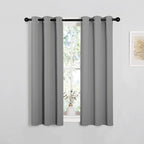 NICETOWN Silver Grey Blackout Curtain Panels by NICETOWN
